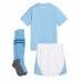 Dětský Fotbalový dres Manchester City 2023-24 Domácí Krátký Rukáv (+ trenýrky)